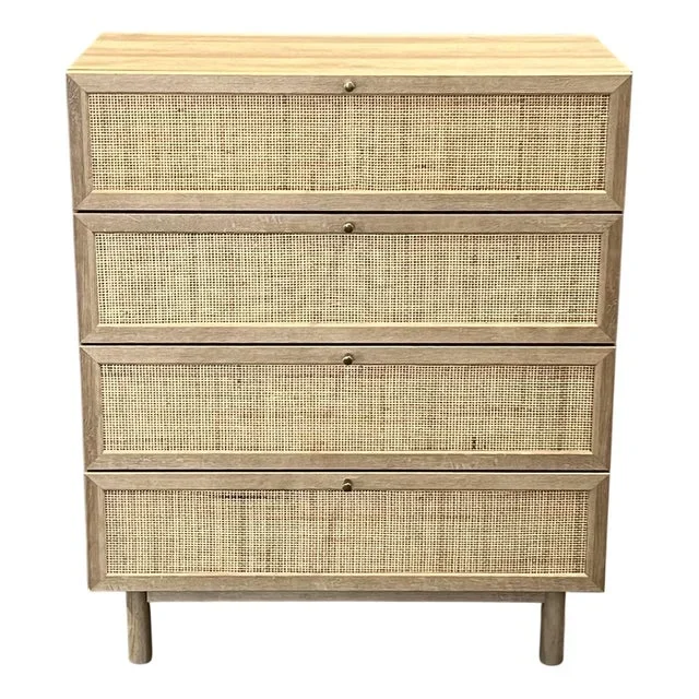 Chest of Drawers in Rattan