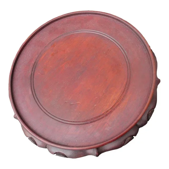 Chinese Wooden Vase Stand 10.75″ Diameter
