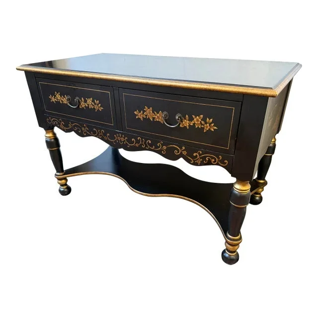 Chinoiserie Style Library Table
