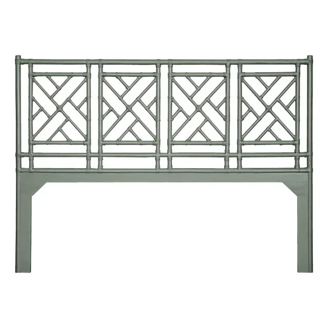 Chippendale Headboard King, Evergreen
