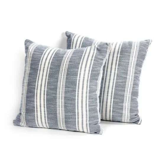 Chisos Stripe Outdoor Pillow Set Of 2-Blue