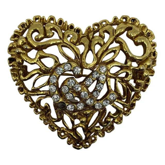 Christian Lacroix Heart Brooch