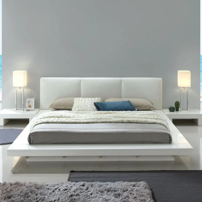Christie White California King Bed