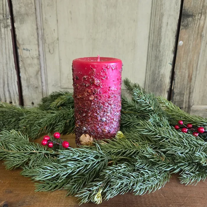 Christmas Past Pillar Candle 3″ x 6″