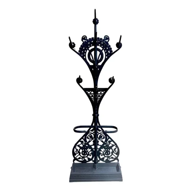 Christopher Dresser for Coalbrookdale, Cast Iron Aesthetic Movement Hall Stand