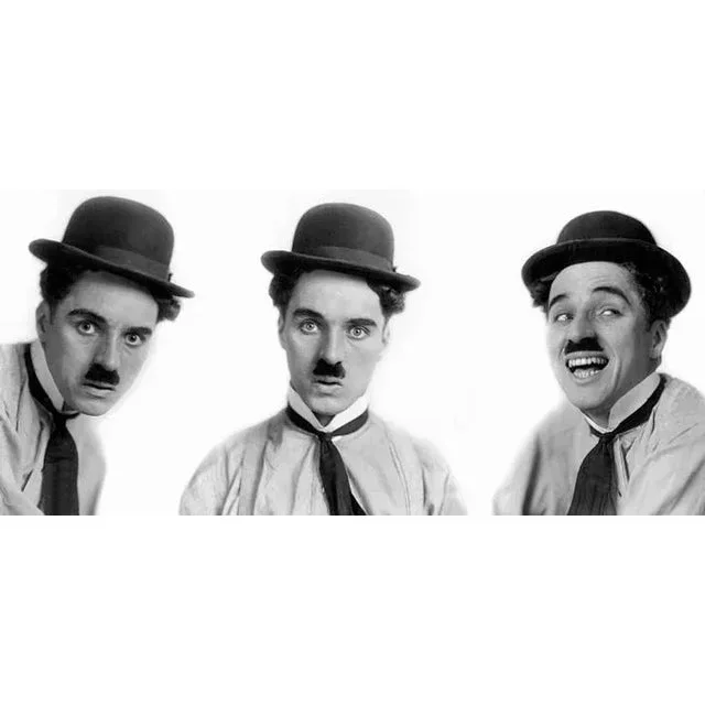 Circa 1914 Charles Chaplin by Witzel (28×13 Canvas)