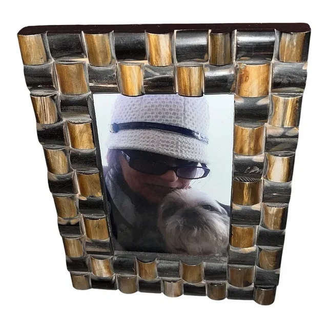 Circa 1990’s Woven Look Picture Frame