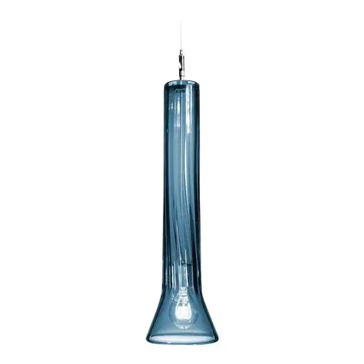 Clarion Pendant Light from the Flashlight Collection in Steel Blue