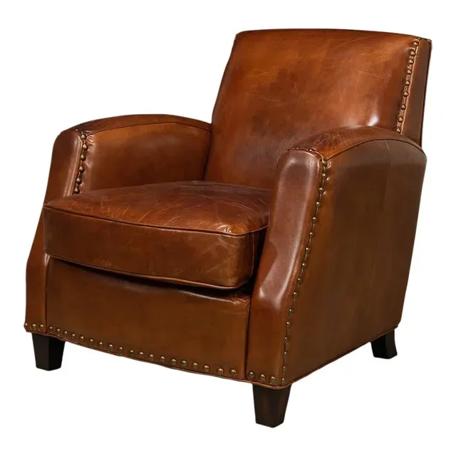 Classic Leather Armchair