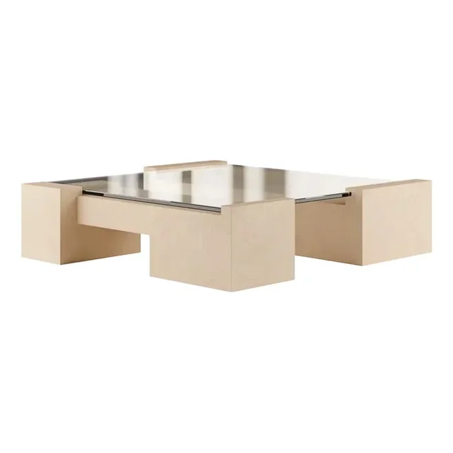 Clementi Micro-Cement Center Table by Marnois