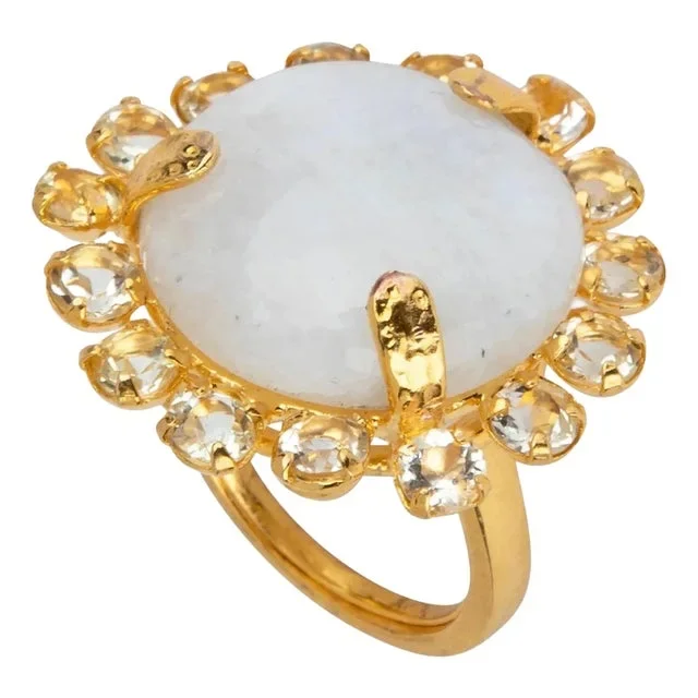 Clementine Ring (Yellow) (Size 6)