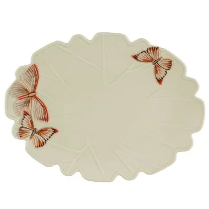Cloudy Butterflies Platter by Cláudia Schiffer