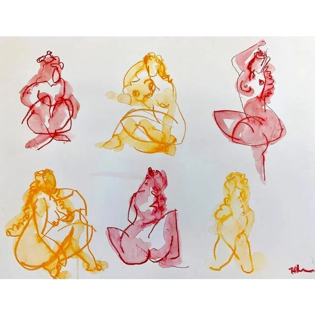 Cody Sketches Abstract Figurative Sketch
