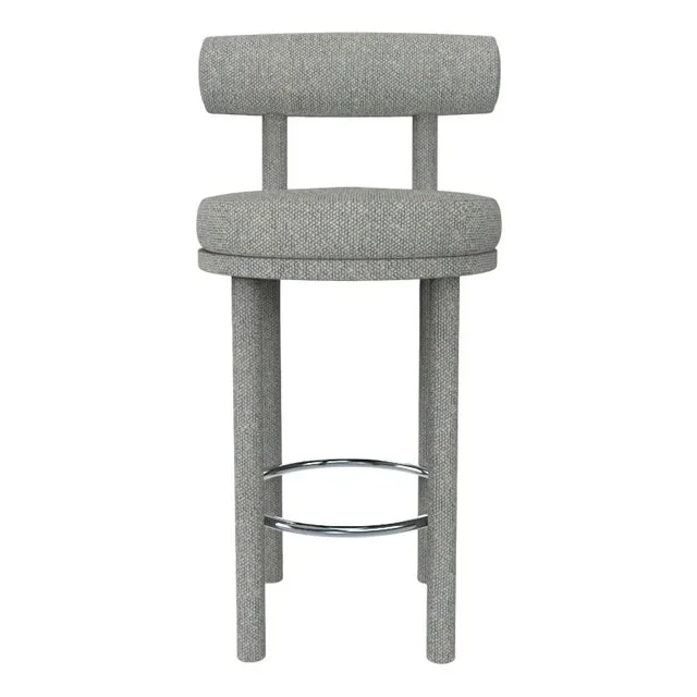 Collector Modern Moca Bar Chair in Safire 12 Fabric by Studio Rig