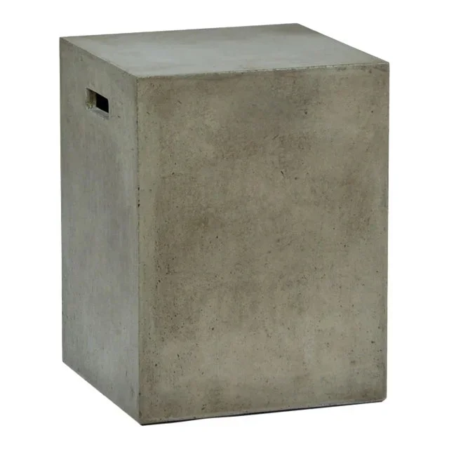 Concrete Mix Outdoor Stool / Side Table