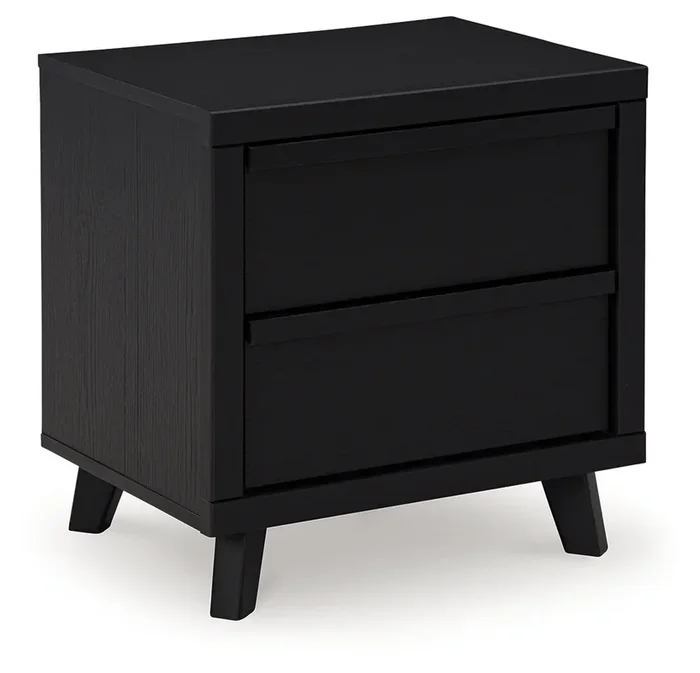 Contemporary 2-Drawer Nightstand