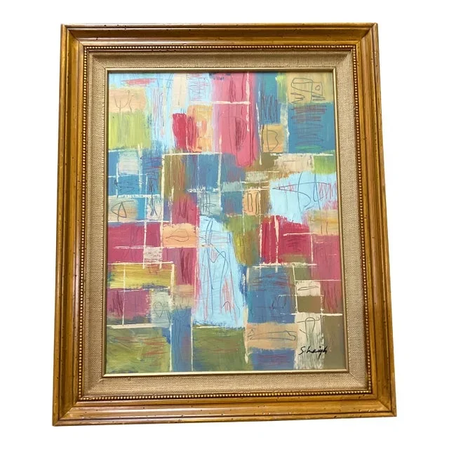 Contemporary Original Stephen Heigh Abstract Painting “New Passage”