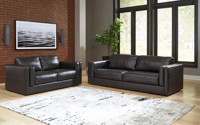 Contemporary Sofa & Loveseat Living Room Set