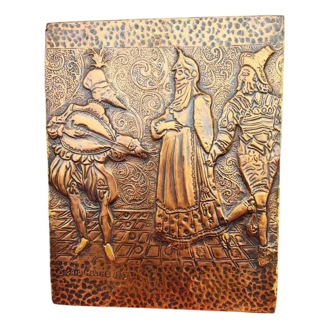 Copper Embossed Bas-Relief, 1960s