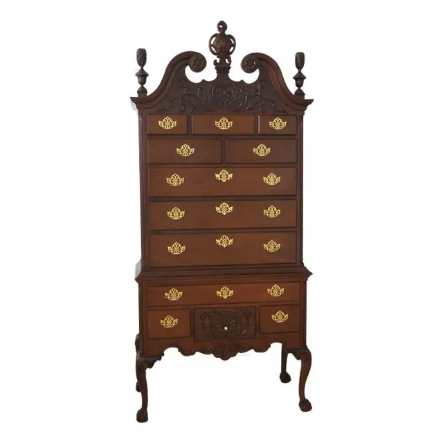 Councill Craftsmen Ball & Claw Mahogany Highboy