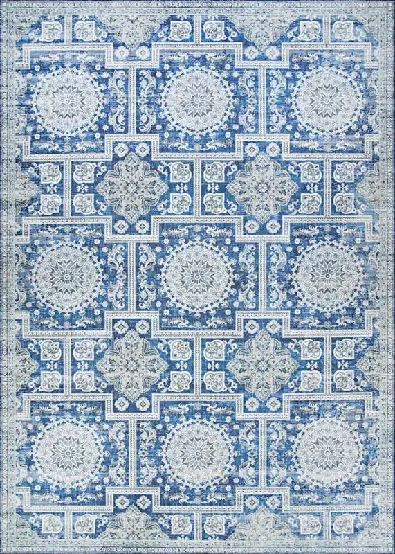 Couristan Pasha Sari Sapphire Indoor Area Rugs