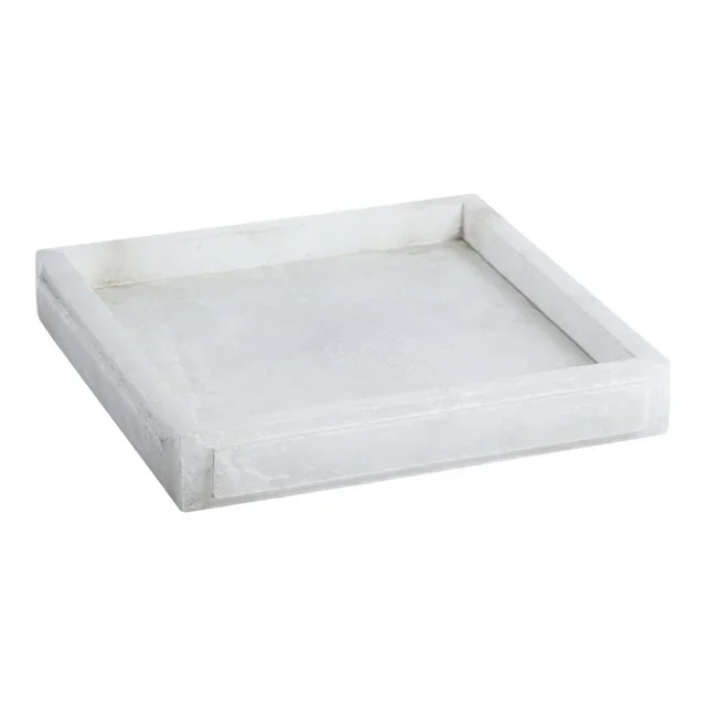 Cremona Alabaster Vanity Tray, Small