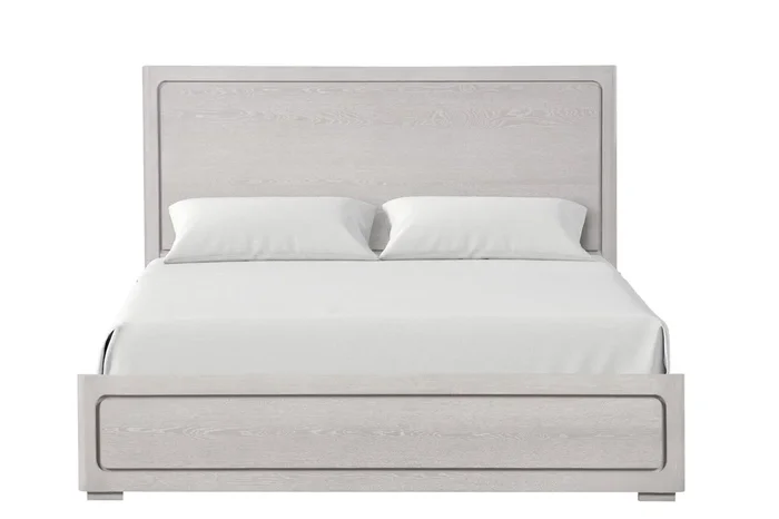 Crowthorne White Oak Queen Panel Bed