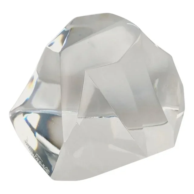 Crystal Glass Paperweight from Daum
