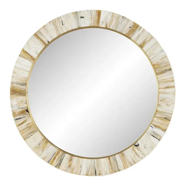 Currey & Company Niva Round Wall Mirror