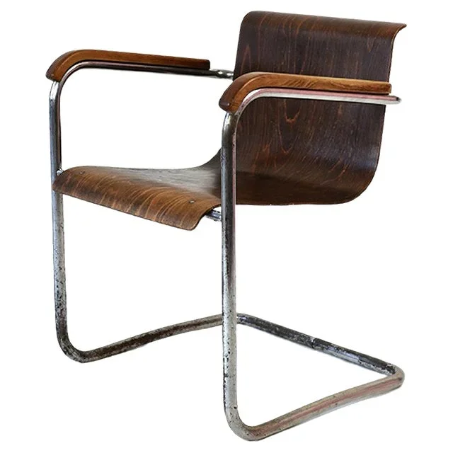 Czech Cantilever Armchair, 1930s