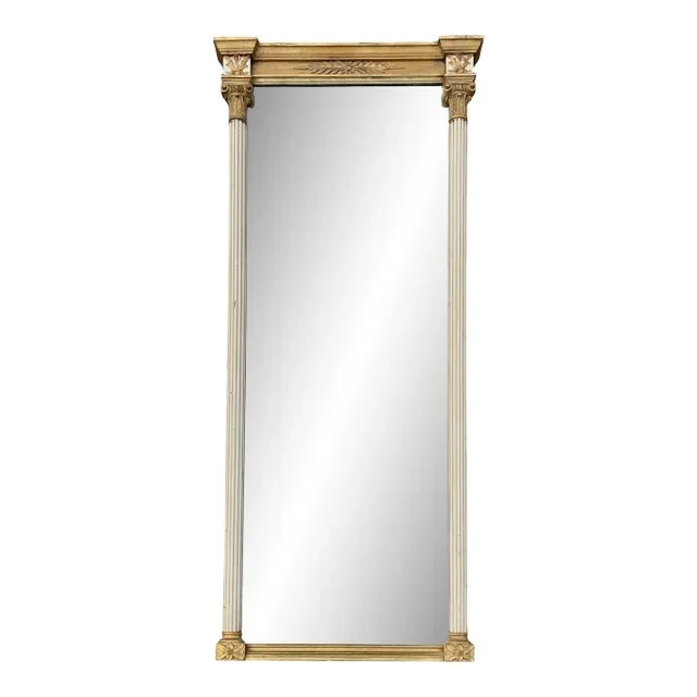 D. Milch & Son Inc. Neoclassical Style Gilded Wall Mirror From 50’s
