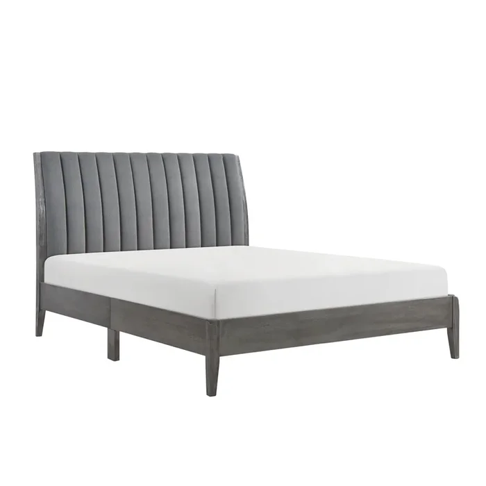 Dade Gray Queen Platform Bed