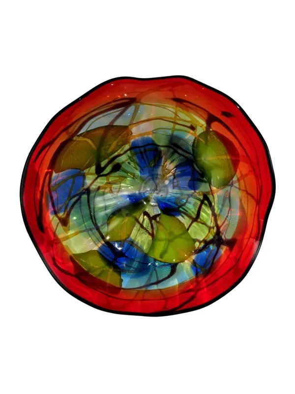 Dale Tiffany Hankley 9″ Hand Blown Art Glass Wall Art Decor