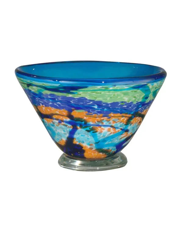 Dale Tiffany Henna Hand Blown Art Glass Bowl