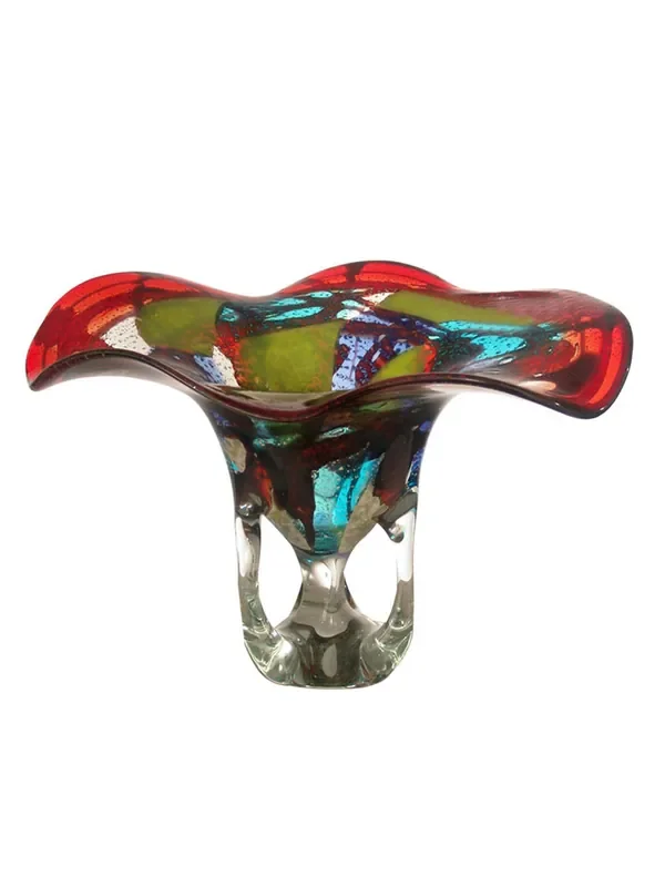 Dale Tiffany Montana Hand Blown Art Glass Vase
