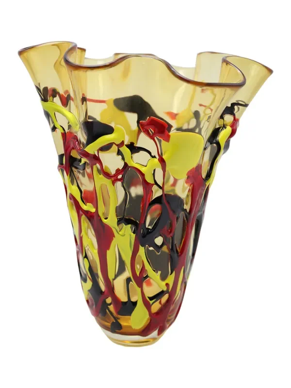 Dale Tiffany Senisa Hand Blown Art Glass Vase