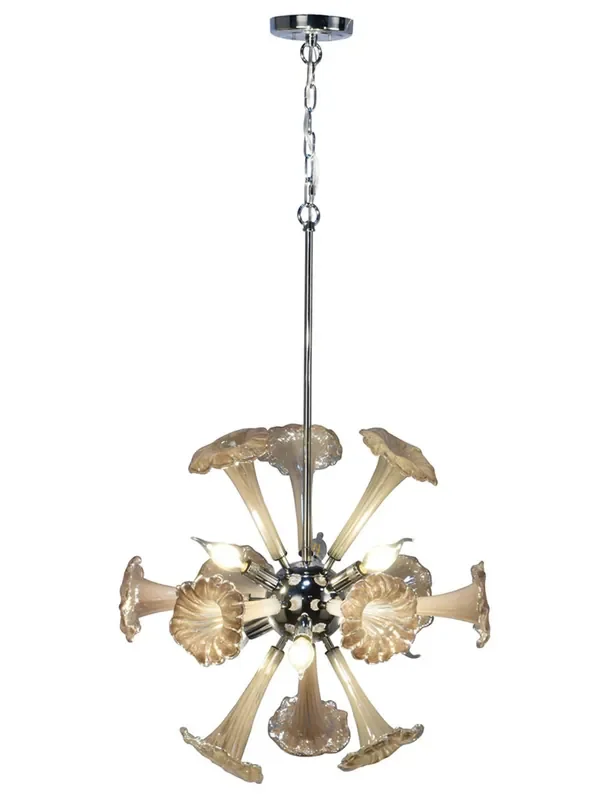Dale Tiffany Yuri 6-light Hand Blown Art Glass Chandelier