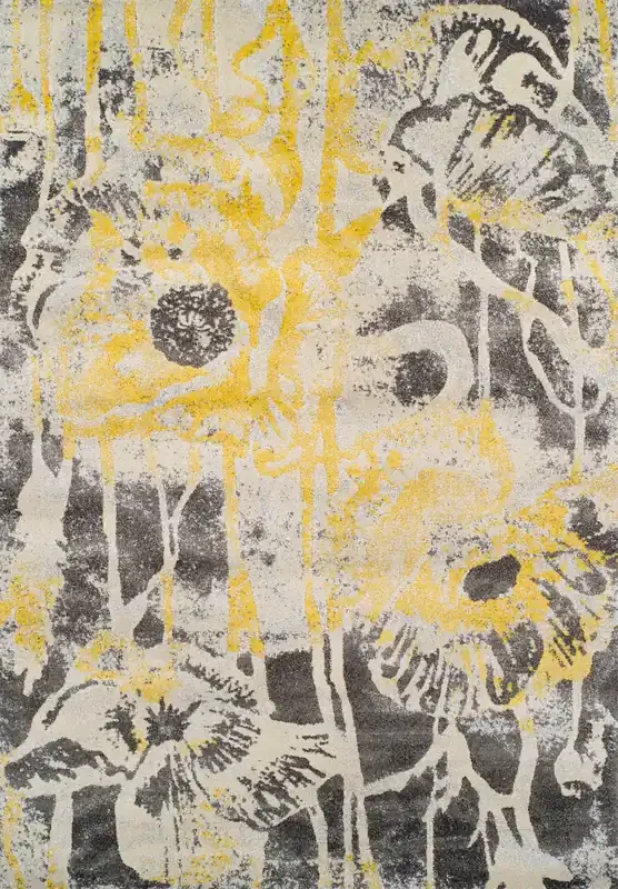 Dalyn Modern Greys MG601 Lemon Woven Area Rugs
