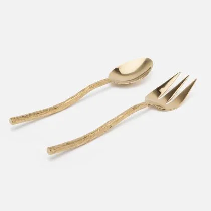 Danele Spoon & Fork Serving by Blue Pheasant