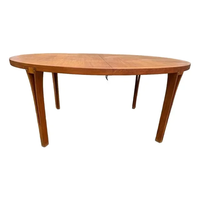 Danish Modern Scandinavian Teak Dining Table by Sven Ellekaer for Heltborg Moble