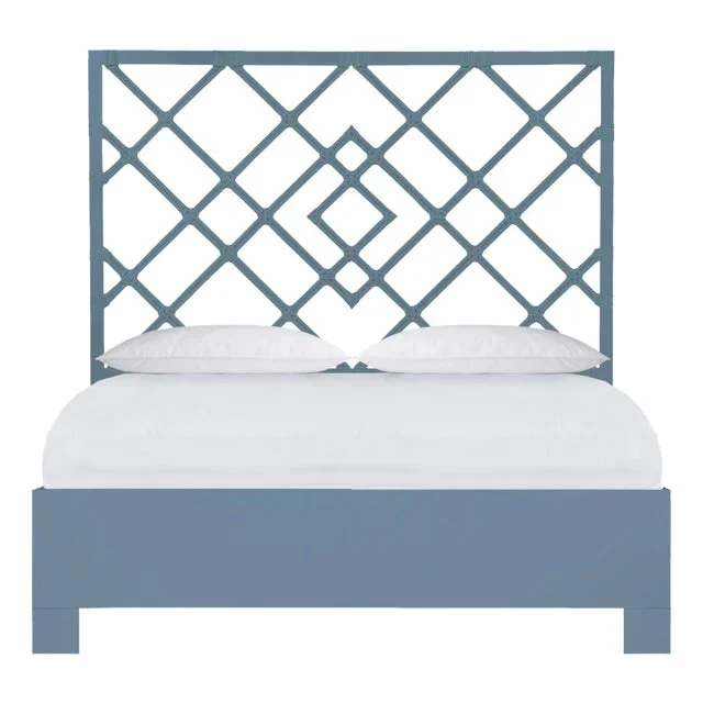 Darien Standard Bed Queen, Regatta Blue