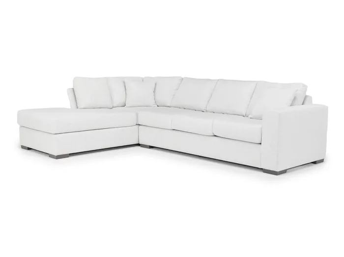Dennon Sofa Chaise Sectional in Sea Salt, Left Facing