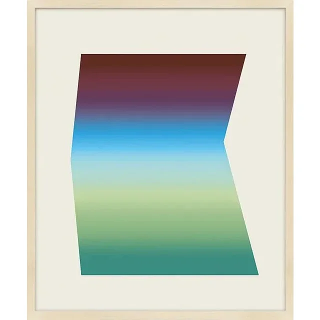 Desert Gradient Shape by Kinley Danger, Framed Art Print, 24×32