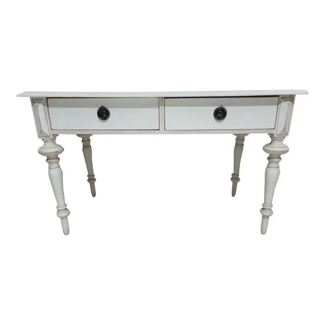 Desk Swedish Gustavian Style 2 Drawer