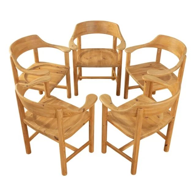 Dining Room Chairs by Rainer Daumiller for Hirtshals Savvæ⁠rk, 1970s, Set of 5