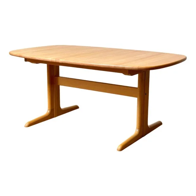 Dining Table in Beech from Skovfrom Møblefabrik, Denmark, 1980s