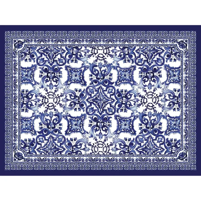 Dolce & Gabbana Blu Mediterraneo Mural Wallpaper Sample Swatch