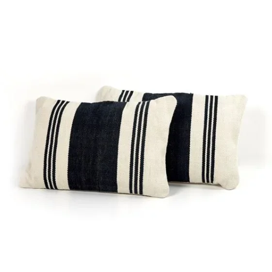 Domingo Stripe Outdoor Pillow-Set of 2-16×24