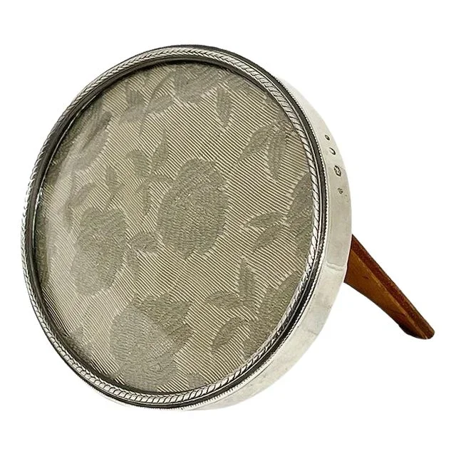 Dutch Silver Oval Photo Frame from Zaanlandse Zilversmederij, 1973