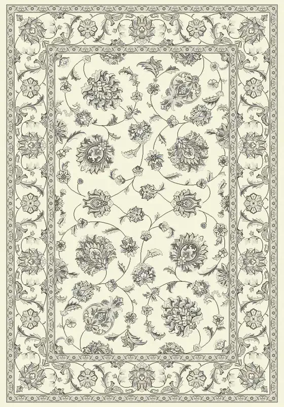Dynamic Ancient Garden Machine-made 57365 Cream Area Rugs
